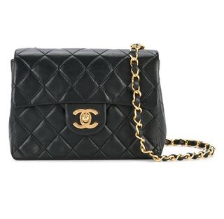 Chanel + Quilted Logo CC Bag