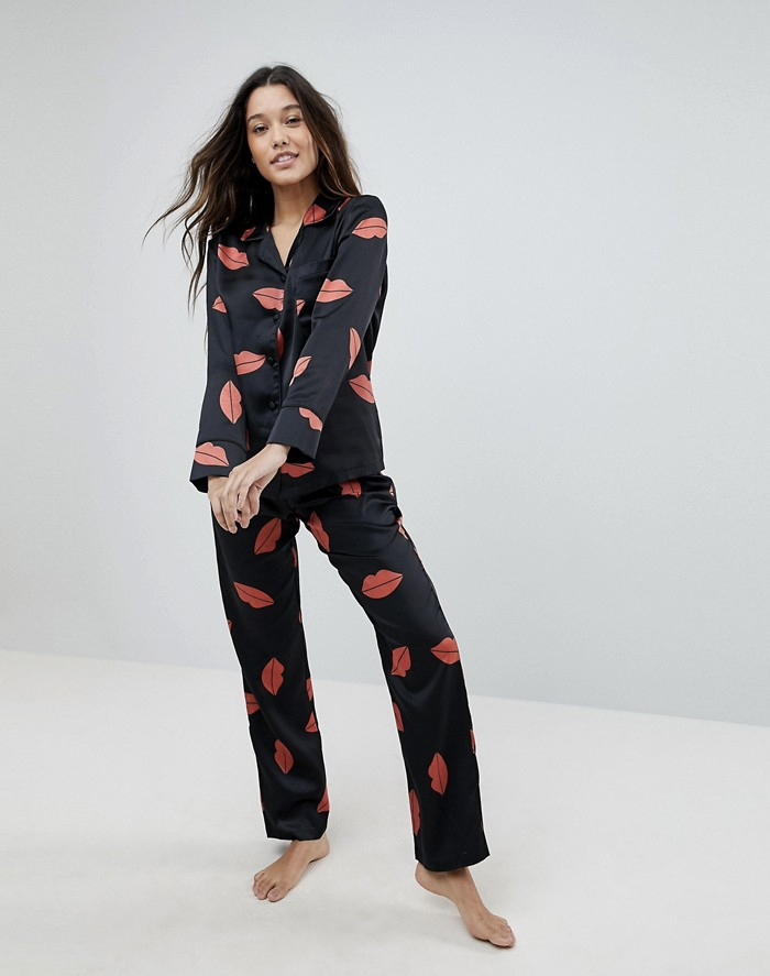 Bluebella + Lips Pyjama Set