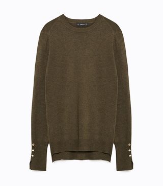 Zara + Round Neck Sweater