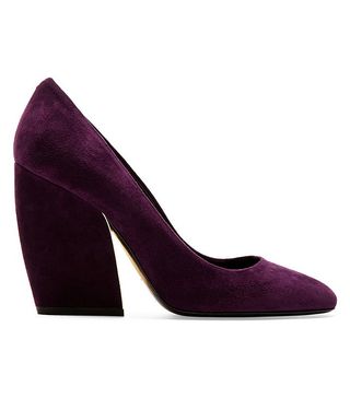 Pierre Hardy + Plum Suede Pumps