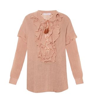 Chloé + Silk Ruffle Top