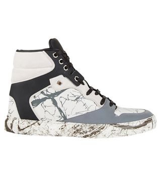 Balenciaga + Multi-Material Marble Sneakers