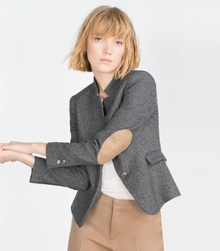 Zara + Wool Herringbone Jacket