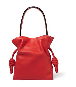 Loewe + Flamenco Knot Small Leather Shoulder Bag