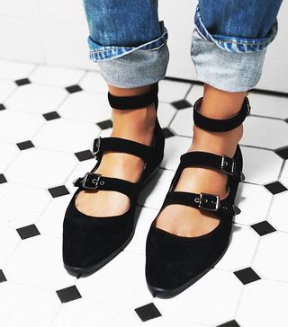 Free People + Melbourne Buckle Flat