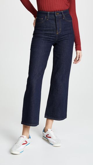 Lee Vintage Modern + Cropped Wide Leg Jeans