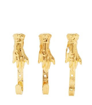 Alighieri + Set of Three Brass Coat Hooks