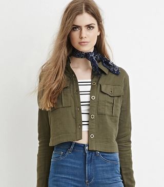 Forever 21 + Buttoned Utility Jacket