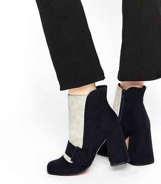 ASOS + Eggshell Ankle Boots