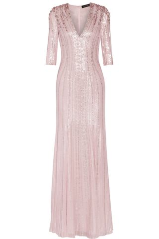 Jenny Packham + Embellished Gown