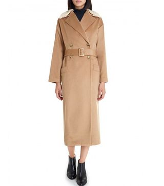 Svilu + Removable Collar Trench Coat