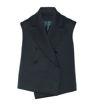 Helmut Lang + Double-Faced Cotton and Wool-Blend Twill Vest
