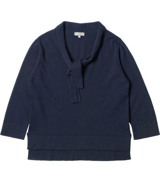 Margaret Howell + Tie-Neck Cashmere Top