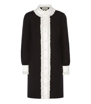 Gucci + Silk Ruffle Mini Dress