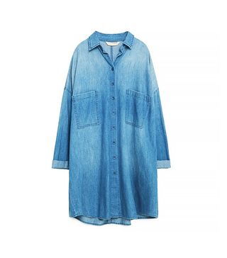 Zara + Oversized Denim Shirt