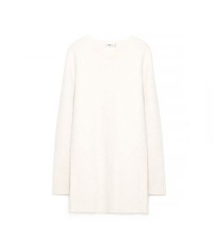 Zara + Round Neck Sweater Dress