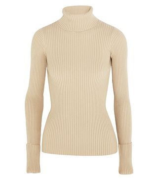 Jacquemus + Ribbed Stretch-Knit Turtleneck Sweater