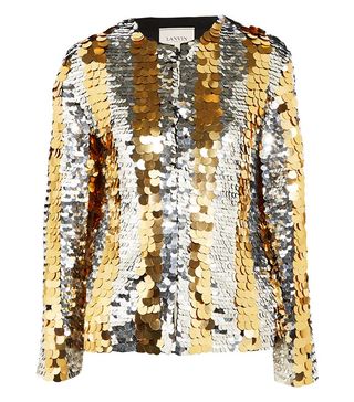 Lanvin + Paillette-Embellished Jersey Jacket