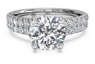 Ritani + Double French-Set Engagement Ring