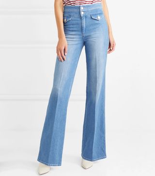 Victoria by Victoria Beckham + High-rise Flared Jeans