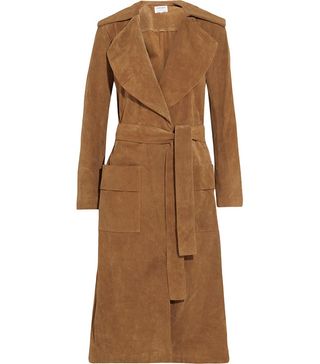 Frame Denim + Wool-Blend Tweed Coat