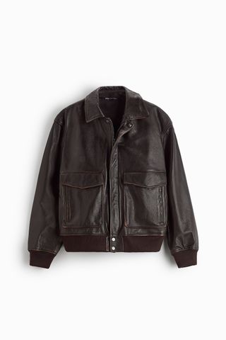 Zara + Pocket Leather Jacket