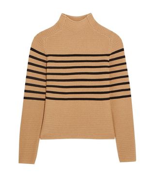Topshop Unique + Broadwick Striped Wool and Cashmere-Blend Sweater