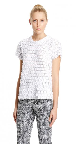 Scanlan Theodore + Square Lace T-Shirt