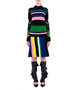 J.W.Anderson + Ottoman Striped Mockneck Top