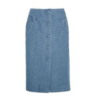 Topshop Unique + Whitcomb Denim Skirt