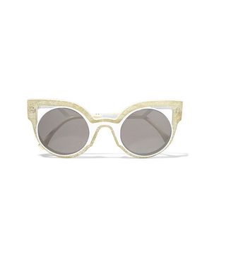 Fendi + Cut-Out Cats-Eye Sunglasses