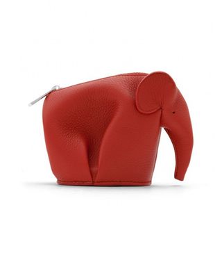 Loewe + Leather Elephant Purse