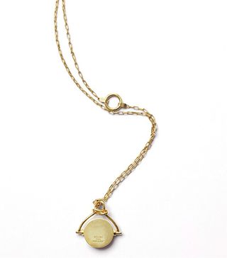 Céline + Gold Brass Necklace