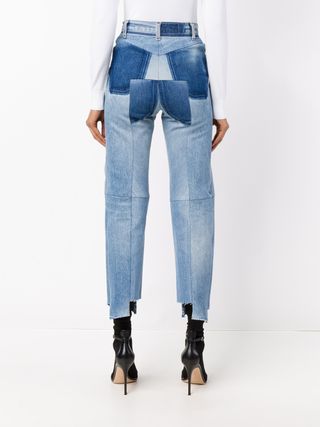 Vetements + Cropped Straight-Leg Jeans