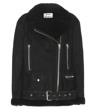 Acne Studios + More Shearling-Lined Suede Jacket