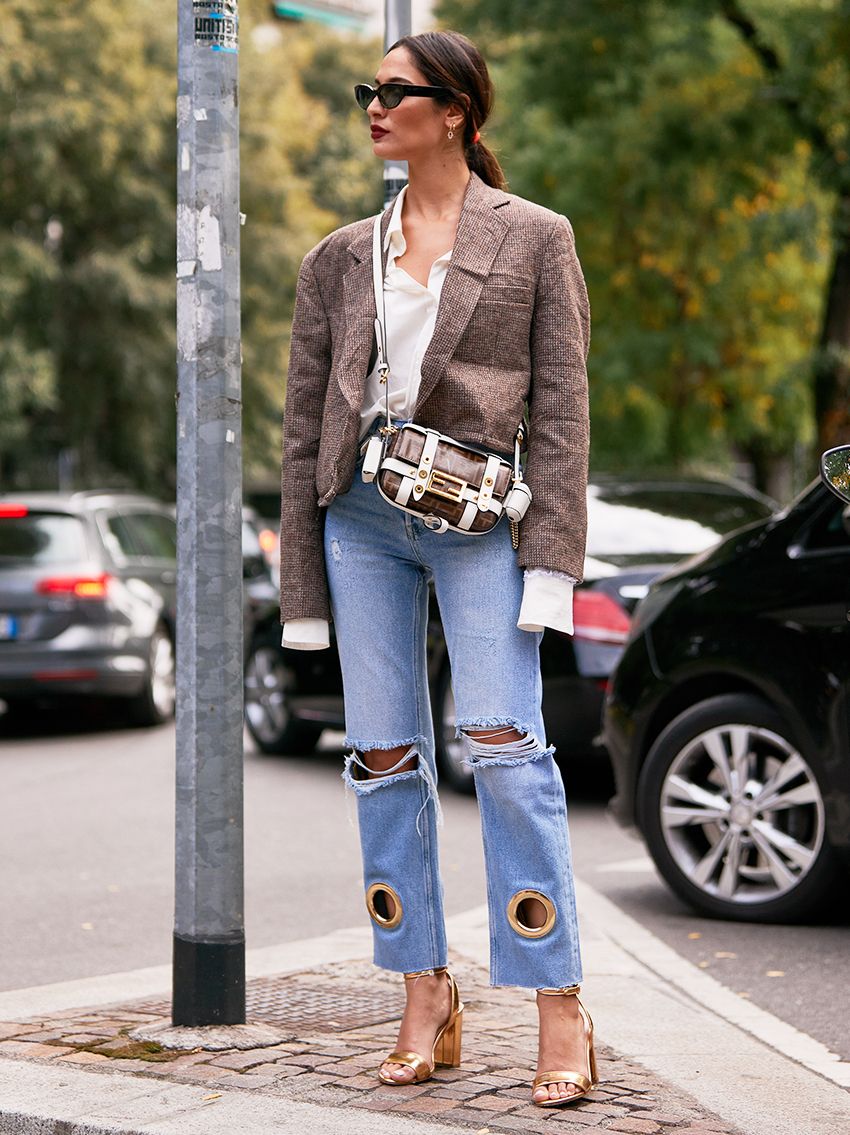 7 Rules for Wearing Cropped Flared Jeans | Who What Wear