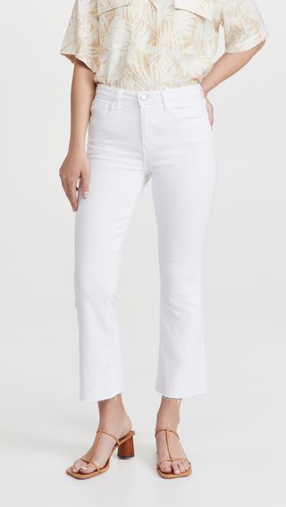 L'Agence Kendra Crop Flare Jeans