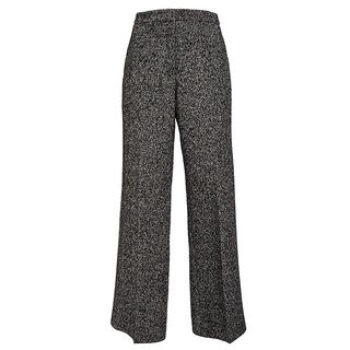 Derek Lam + Tweed Crepe Wide Leg Trouser