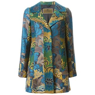 Etro + Short Jacquard Coat