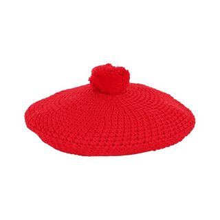 Gucci + Handmade Knit Beret With Pompom