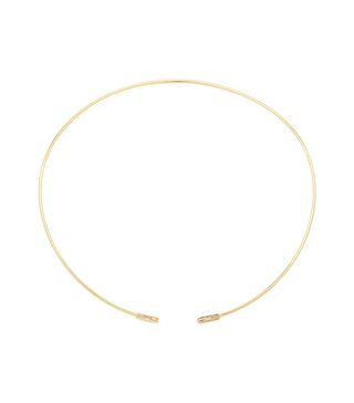 Modern Citizen + Stone Trio Collar Necklace (Gold)