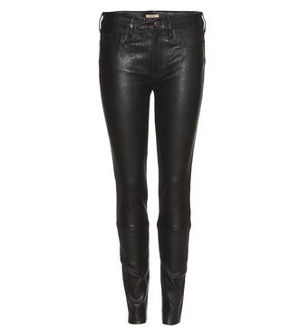 True Religion + Halle Leather Super Skinny Trousers