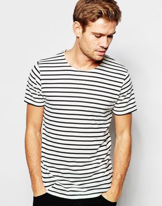 Selected + Homme Stripe T-Shirt