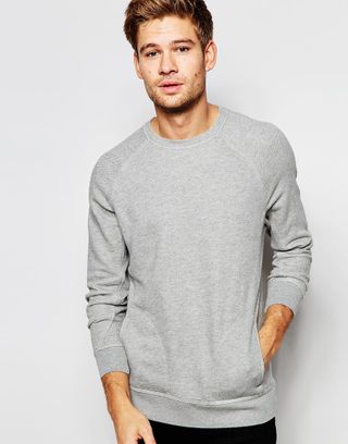 Selected + Sweatshirt With Raglan Sleeve
