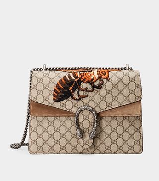 Gucci + Dionysus GG Supreme Embroidered Bag