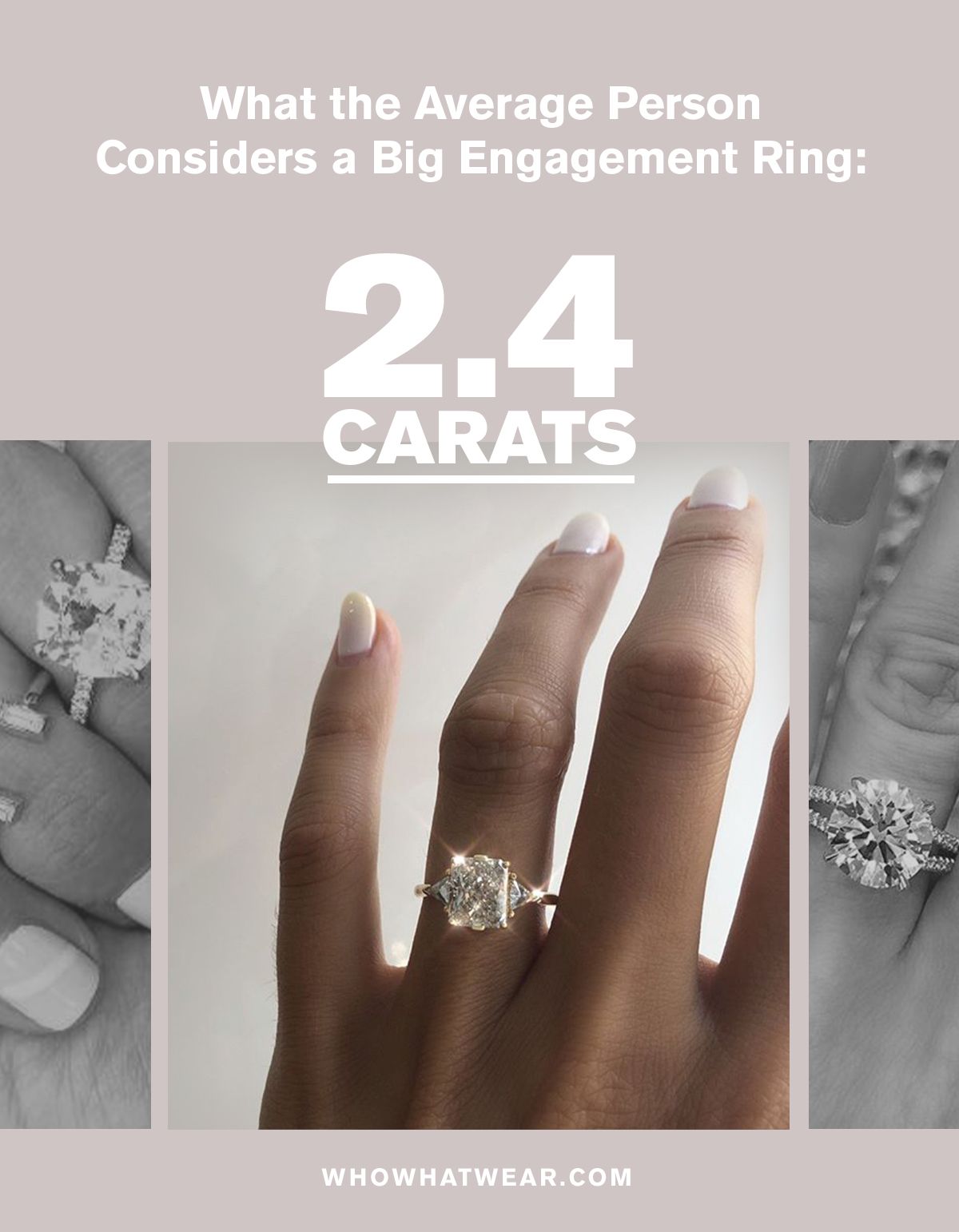 This Is the Average Carat Size for an Engagement Ring Who What Wear