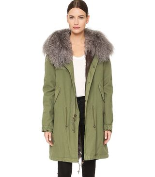 Mr & Mrs Italy + Army Parka With Fur Lining