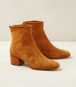 Anthropologie + Albin Suede Ankle Boots
