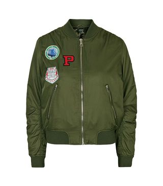 Topshop + Badged MA1 Bomber Jacket
