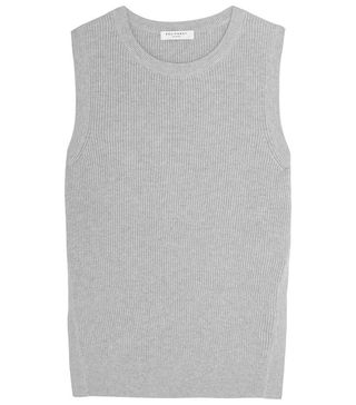 Equipment + Bay Ribbed Cotton and Cashmere-Blend Tank